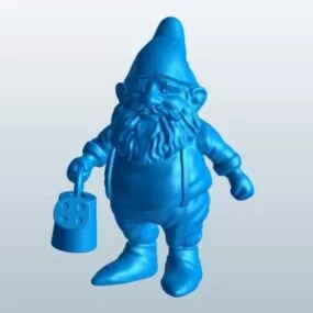 Garden Gnome Figurine 3d model