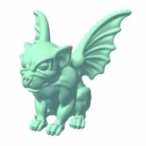 Antique Gargoyle Statue 3d model