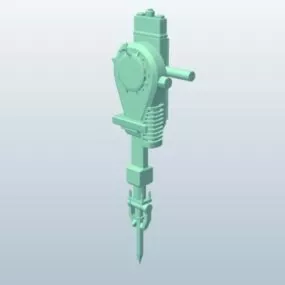 Gas Demolition Hammer 3d model
