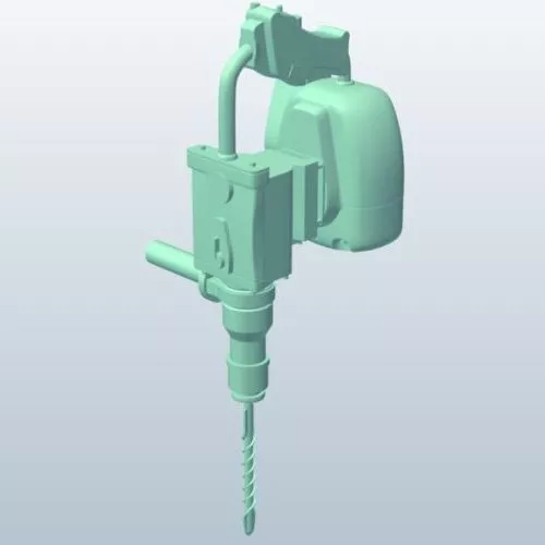 Hammer Drill 3d model Hammer Drill 3d model