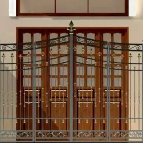 Home Iron Gate 3d model