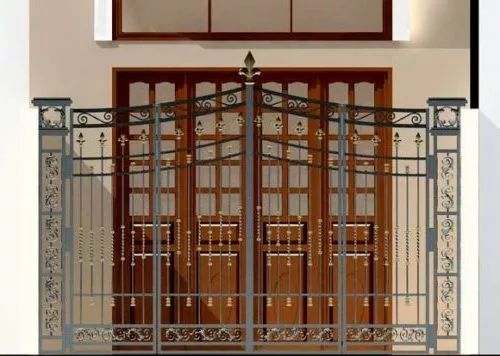 Garage Gate Two Doors 3d model