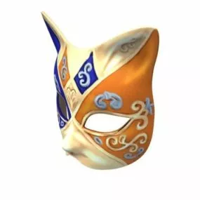 Gatto Rombi Mask 3d model