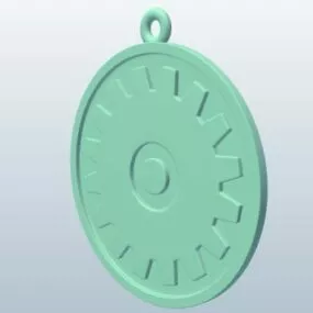 Gear Medal 3d model