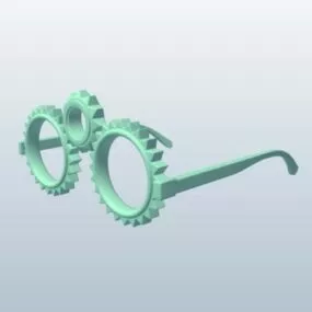 Gears Glasses 3d model