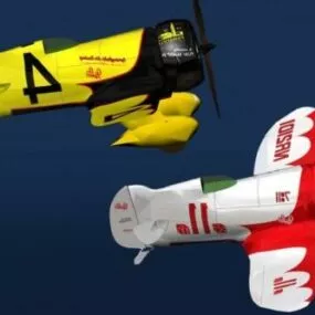 Gee Bee Plane 3d model
