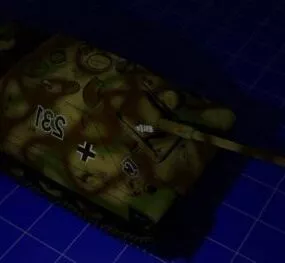 Jagdpanther Tank German Assault Gun 3d model