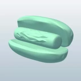 German Sausage 3d model