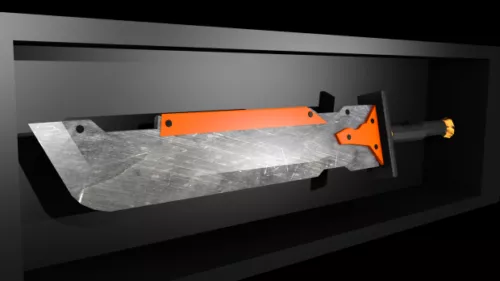 Claymore Sword Weapon 3d model