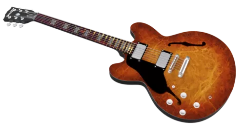 Four String Bass Guitar 3d model