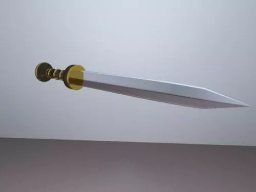 Sword Skyrim Hell 3d model