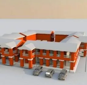 Public Market Building 3d model