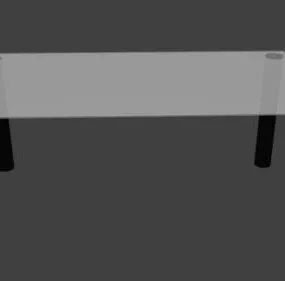 Square Glass Table V2 3d model