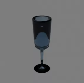 Glass Lowpoly 3d model