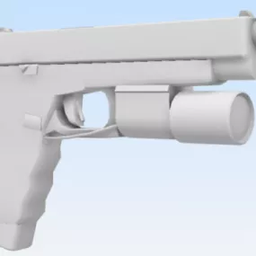 Glock-34 Gun 3d model