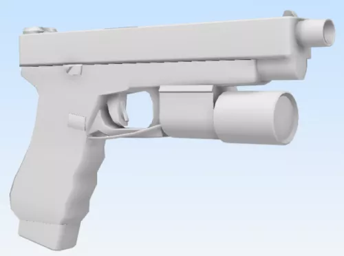 Glock-34 Gun 3d model Glock-34 Gun 3d model