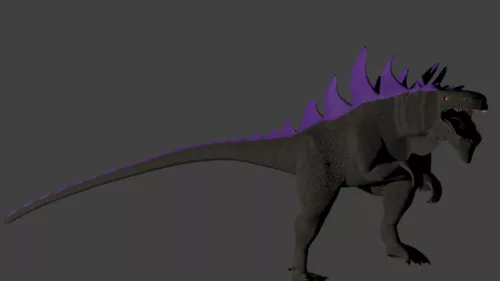 Animated Brontosaurus Dinosaur 3d model