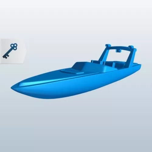 General Fishing Boat Medium Size 3d model