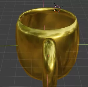 Golden Cup 3d model