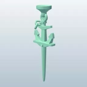 Golf Anchor Printable 3d model