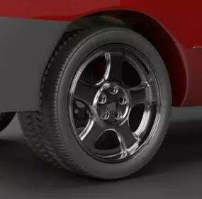 Volkswagen Golf Gti Car 3d model