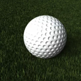 Detailed Golf Ball 3d model