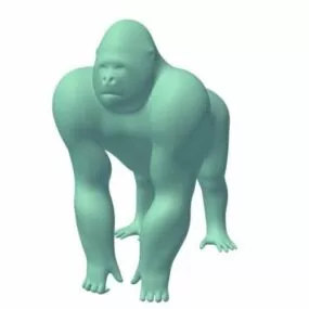 Gorilla Lowpoly 3d model
