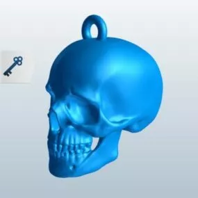 Hanging Skull Ornaments 3d model
