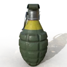 Grenada Mk2 Weapon 3d model
