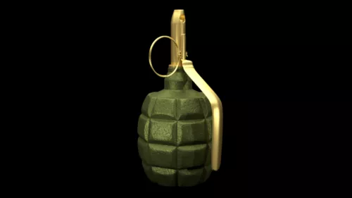 Fbi Stun Grenade Flashbang 3d model
