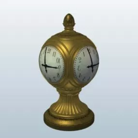 Central Clock 3d model