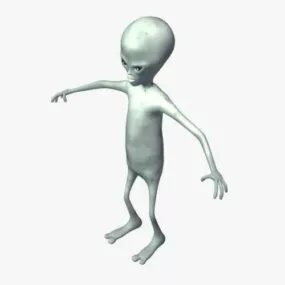 Alien Lowpoly Character 3d model