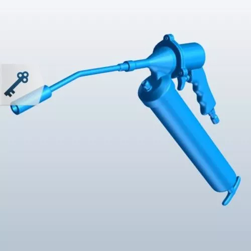Explosive Gel Gun 3d model