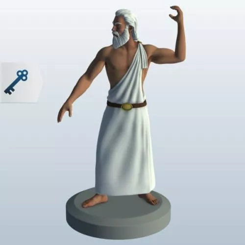 Medusa Statue 3d model