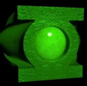 Green Lantern Ring 3d model