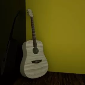Guitar Aucoustic 3d model