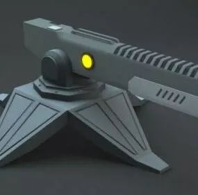 Marine Gun Turret 3d model