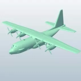 Gunship Usa Aircraft 3d model