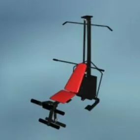 Gym Bench Sport Equipment 3d model