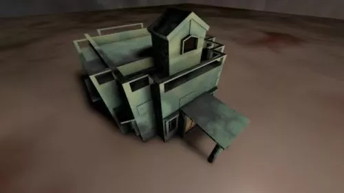 Old Haunted House 3d model Old Haunted House 3d model
