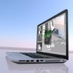 Hp Laptop 3d model