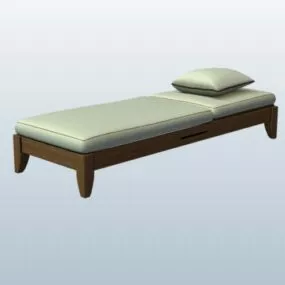 Pool Lounge Chair 3d model