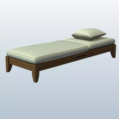 Round Edge Pool 3d model