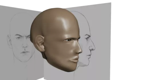 Worker Mediaeval Game Character 3d model