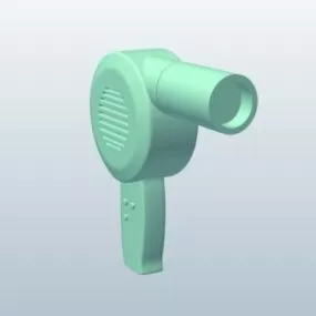 Hair Dryer Lowpoly 3d model