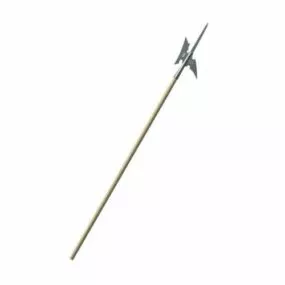 Halberd Polearm Medieval Weapon 3d model