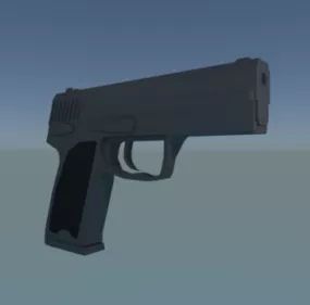 Hk Usp Handgun 3d model