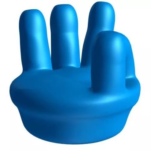 Hand Shaped Chair 3d model Hand Shaped Chair 3d model