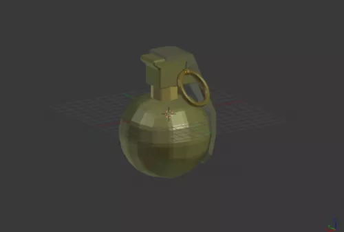 Army Smoke Grenade 3d model