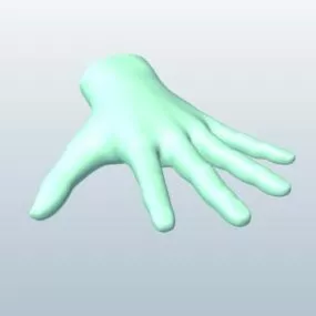 Human Hand Sculpt 3d model